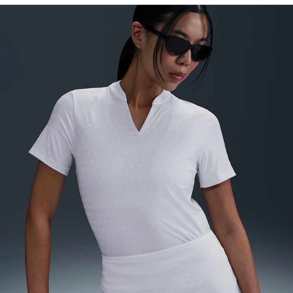 Nike Tour 🏌️‍♀️⛳️Women's Dri-FIT Short-Sleeve Blade Jacquard Golf Polo